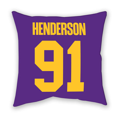 LSU - NCAA Football : Trenton Henderson - Graphic Pillow-1