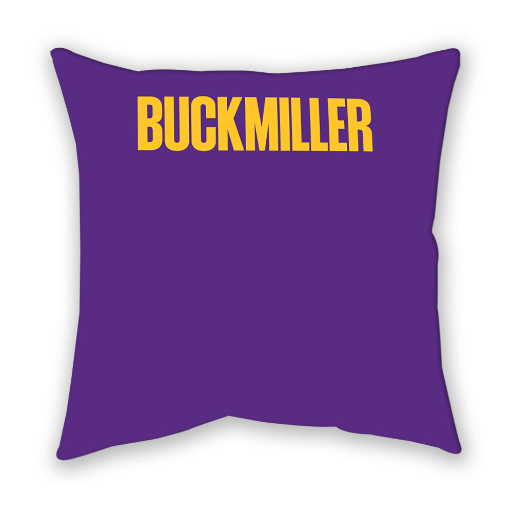 LSU - NCAA Men's Track & Field : Grant Buckmiller - Graphic Pillow-1