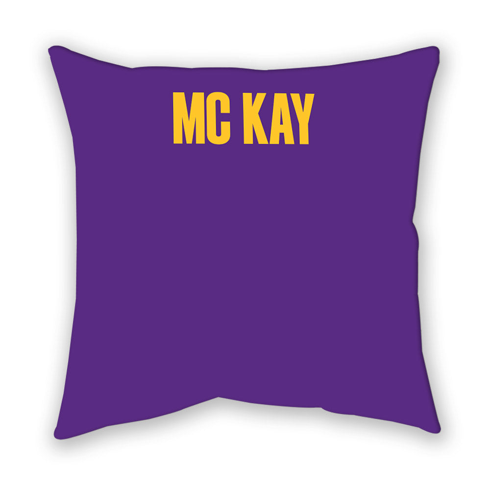 LSU - NCAA Men's Track & Field : Shakeem Mc Kay - Graphic Pillow-1