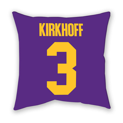 LSU - NCAA Women's Volleyball : Aly Kirkhoff - Graphic Pillow-1