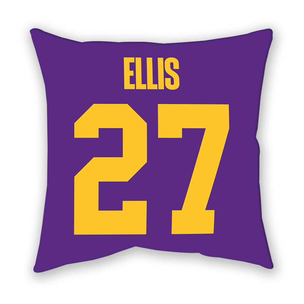 LSU - NCAA Football : Dezyrian Ellis - Graphic Pillow-1