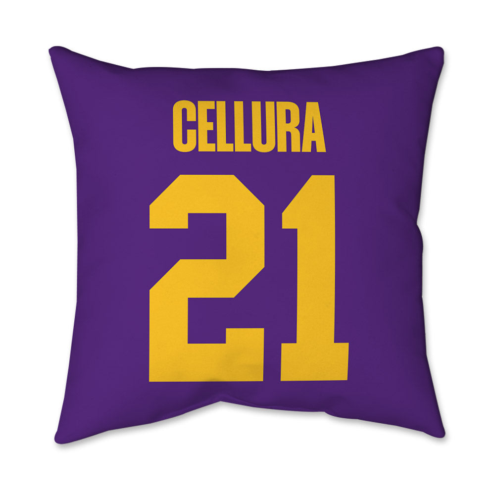 LSU - NCAA Softball : Cece Cellura - Graphic Pillow 16x16-1