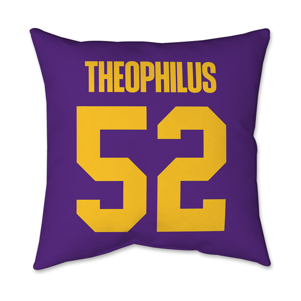 LSU - NCAA Baseball : Zion Theophilus - Graphic Pillow 16x16-1
