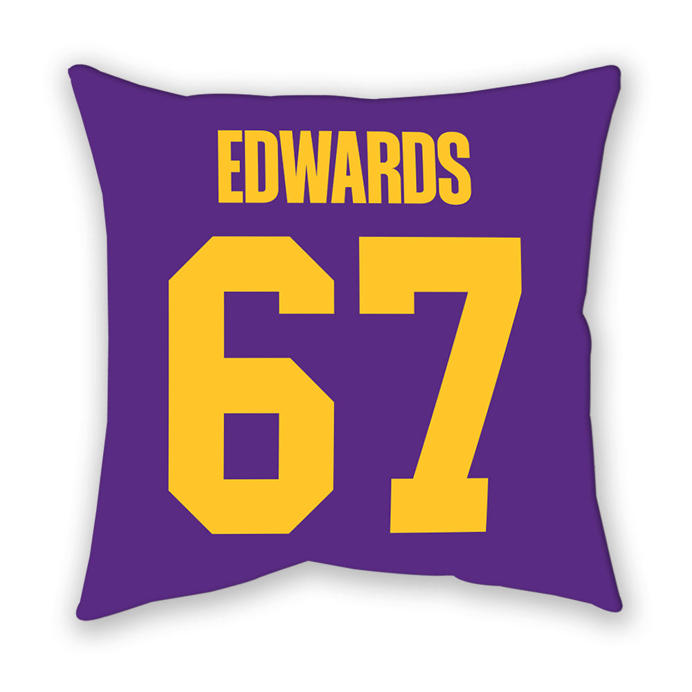 LSU - NCAA Softball : Kylee Edwards - Graphic Pillow-1