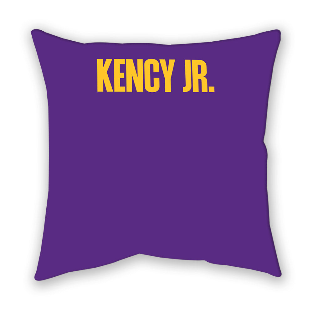 LSU - NCAA Football : David Kency Jr. - Graphic Pillow-1