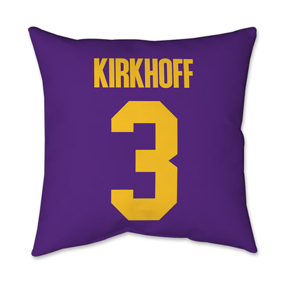 LSU - NCAA Women's Volleyball : Aly Kirkhoff - Graphic Pillow 16x16-1