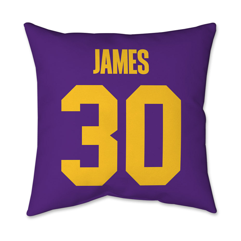 LSU - NCAA Football : Treylan James - Graphic Pillow 16x16-1