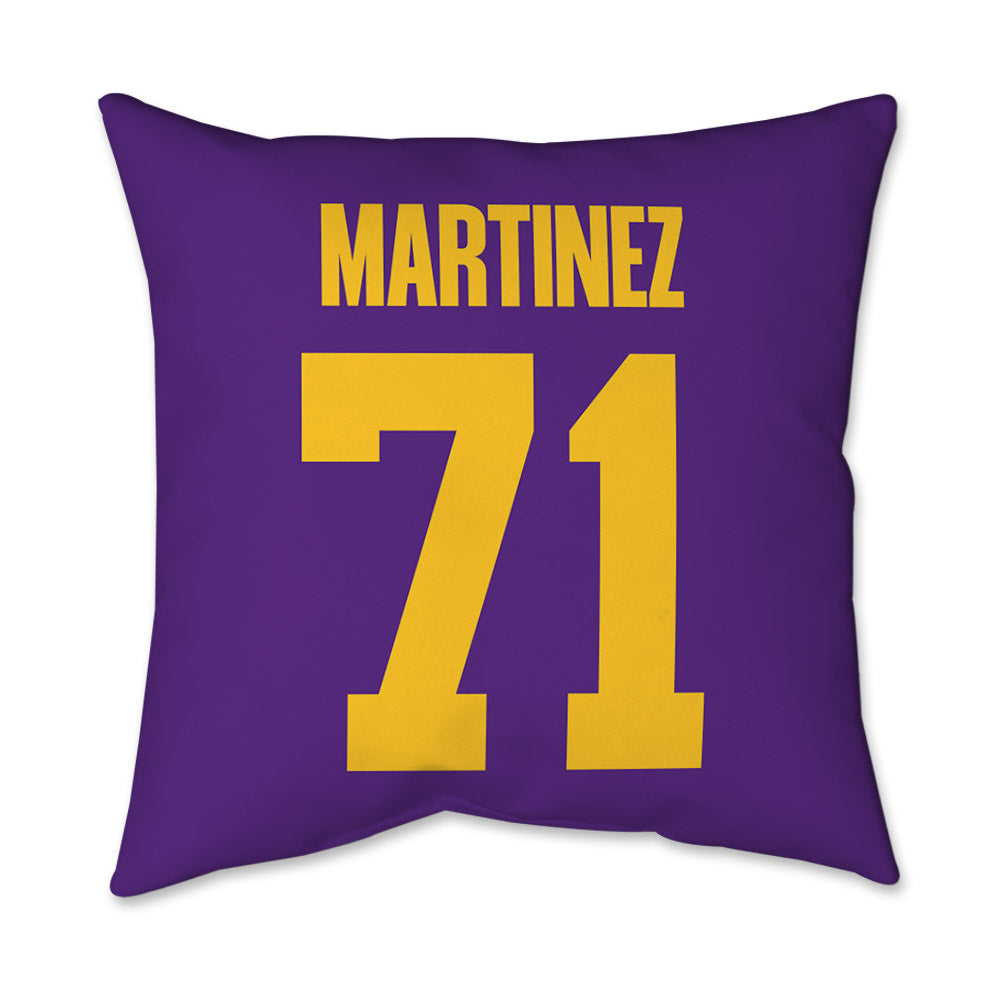 LSU - NCAA Football : Brysten Martinez - Graphic Pillow 16x16-1