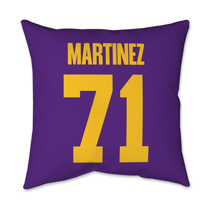 LSU - NCAA Football : Brysten Martinez - Graphic Pillow 16x16-1