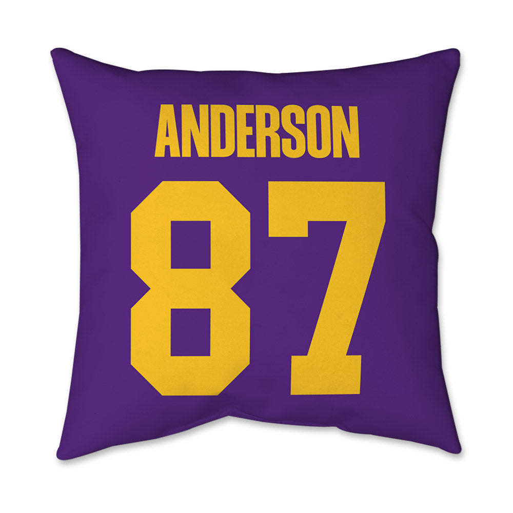 LSU - NCAA Football : JC Anderson - Graphic Pillow 16x16-1