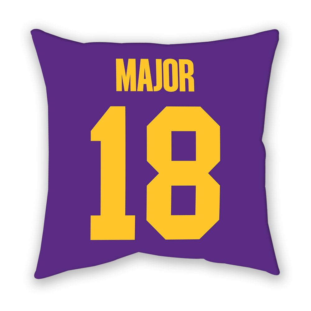 LSU - NCAA Women's Soccer : Kelsey Major - Graphic Pillow-1