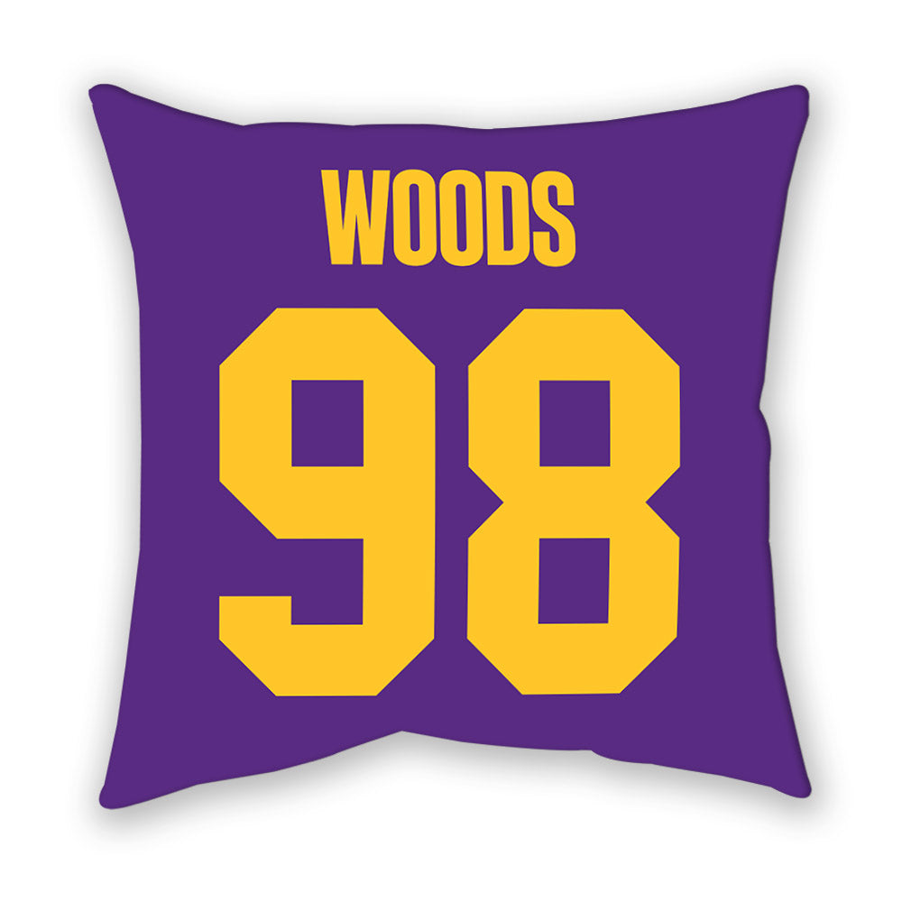 LSU - NCAA Football : Achilles Woods - Graphic Pillow-1