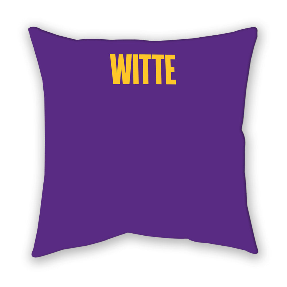 LSU - NCAA Men's Track & Field : Johnathan Witte - Graphic Pillow-1