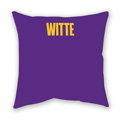 LSU - NCAA Men's Track & Field : Johnathan Witte - Graphic Pillow-1