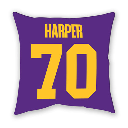 LSU - NCAA Football : Devin Harper - Graphic Pillow-1