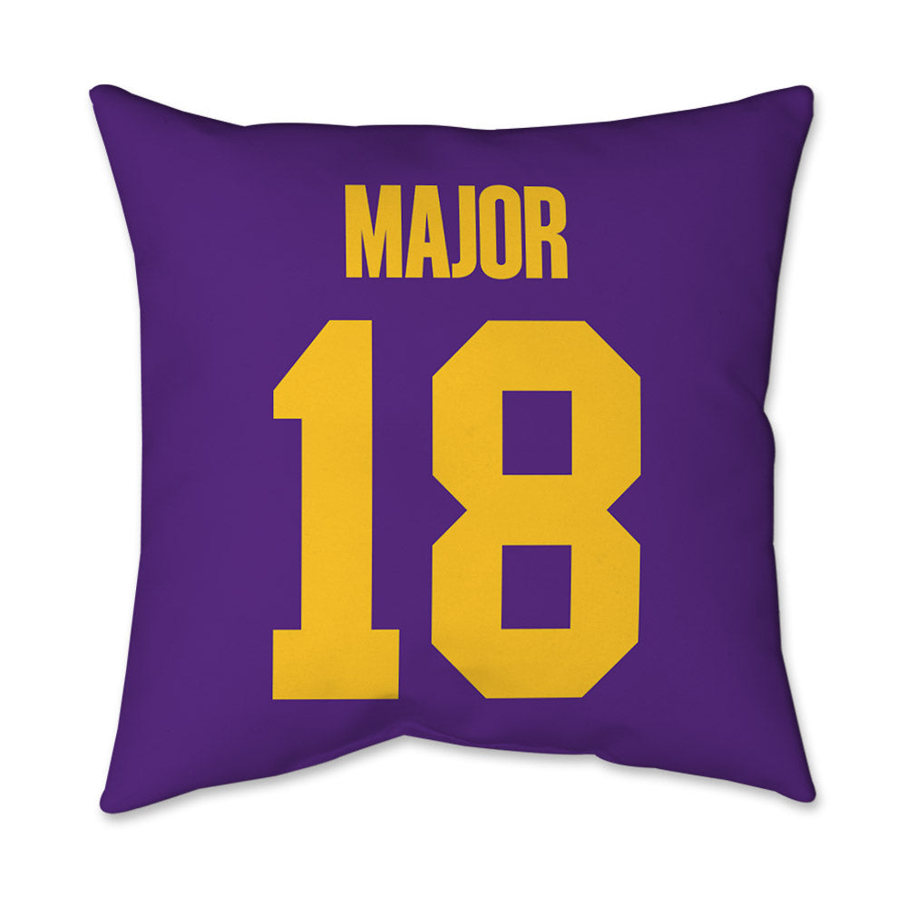 LSU - NCAA Women's Soccer : Kelsey Major - Graphic Pillow 16x16-1