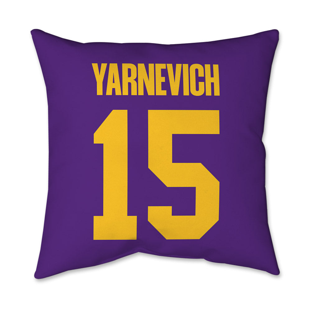 LSU - NCAA Women's Basketball : Meghan Yarnevich - Graphic Pillow 16x16-1