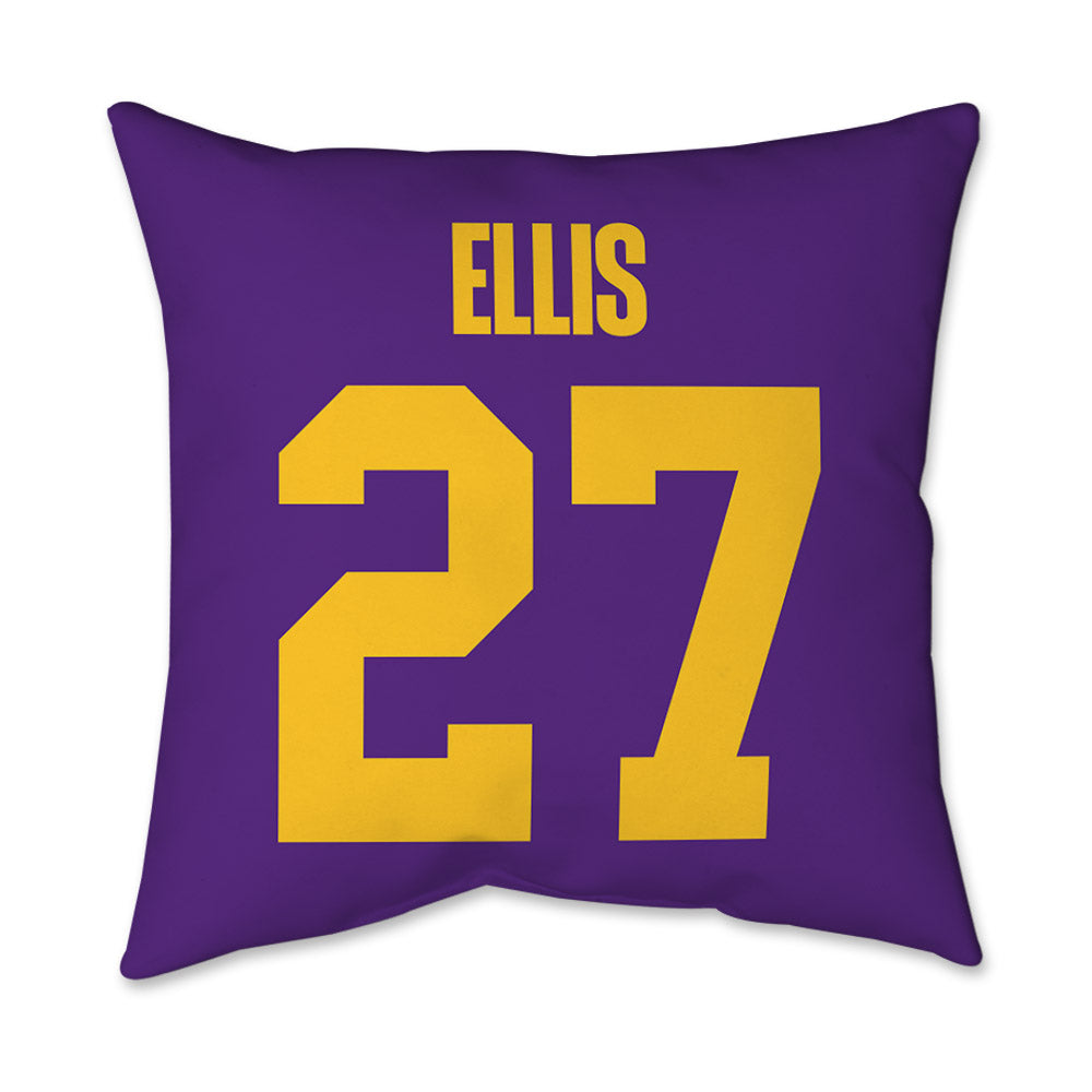 LSU - NCAA Football : Dezyrian Ellis - Graphic Pillow 16x16-1