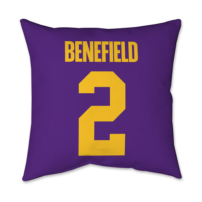 LSU - NCAA Football : Ty Benefield - Graphic Pillow 16x16-1