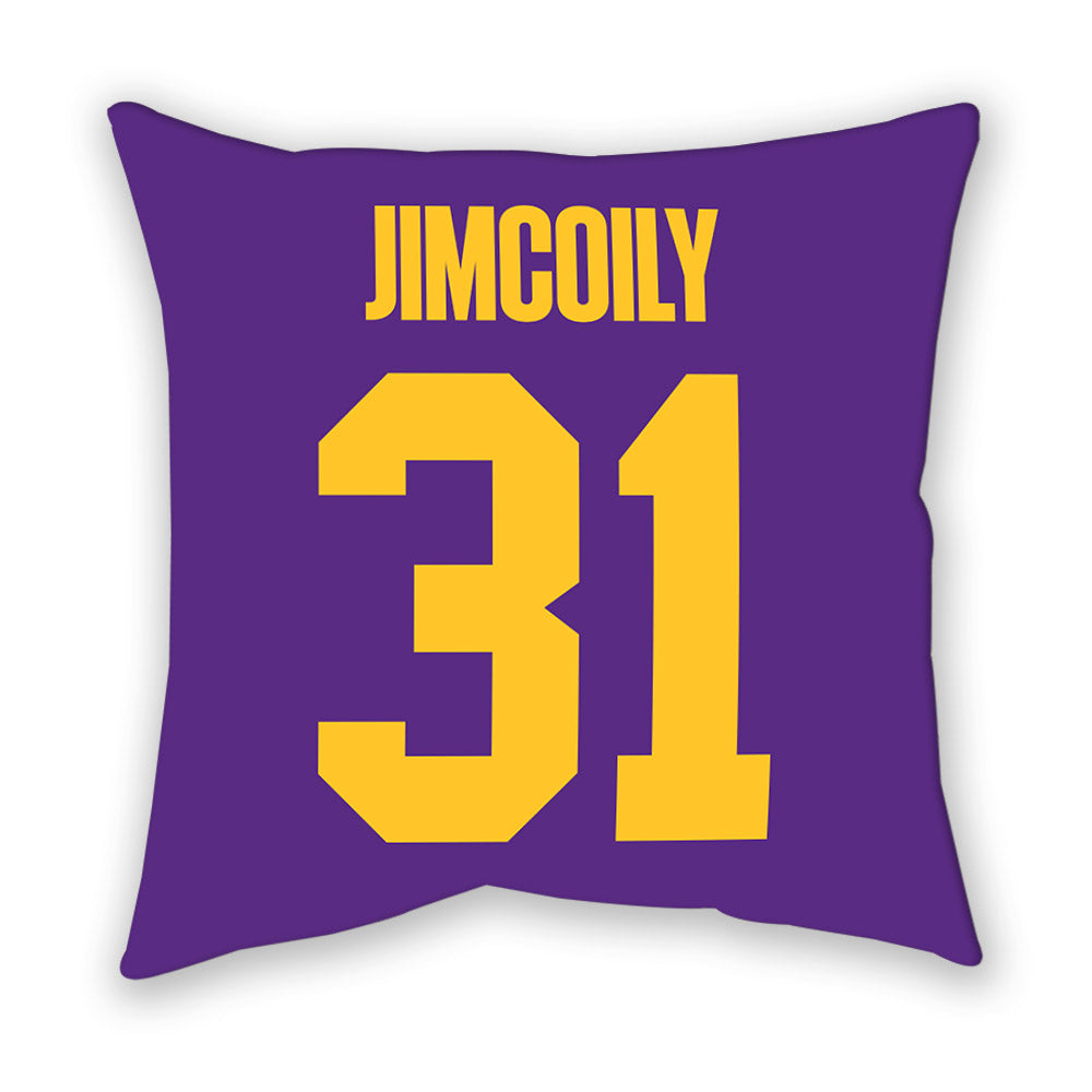 LSU - NCAA Football : CJ Jimcoily - Graphic Pillow-1