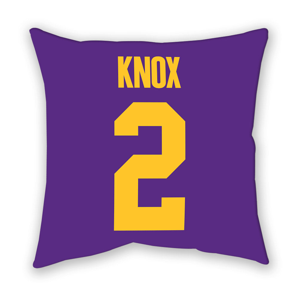 LSU - NCAA Women's Basketball : Grace Knox - Graphic Pillow-1