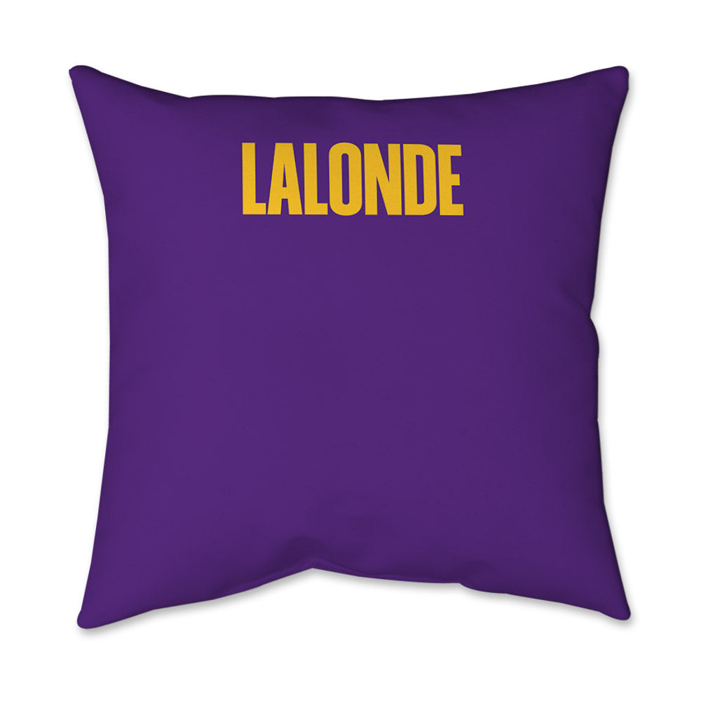 LSU - NCAA Women's Swimming & Diving : Morgan Lalonde - Graphic Pillow 16x16-1