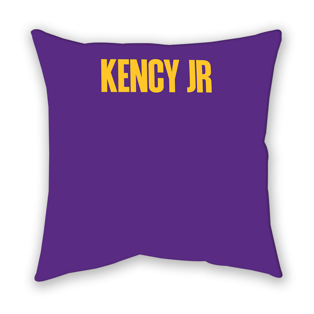 LSU - NCAA Football : David Kency Jr - Graphic Pillow-1