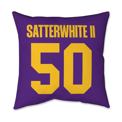 LSU - NCAA Football : William Satterwhite II - Graphic Pillow 16x16-1
