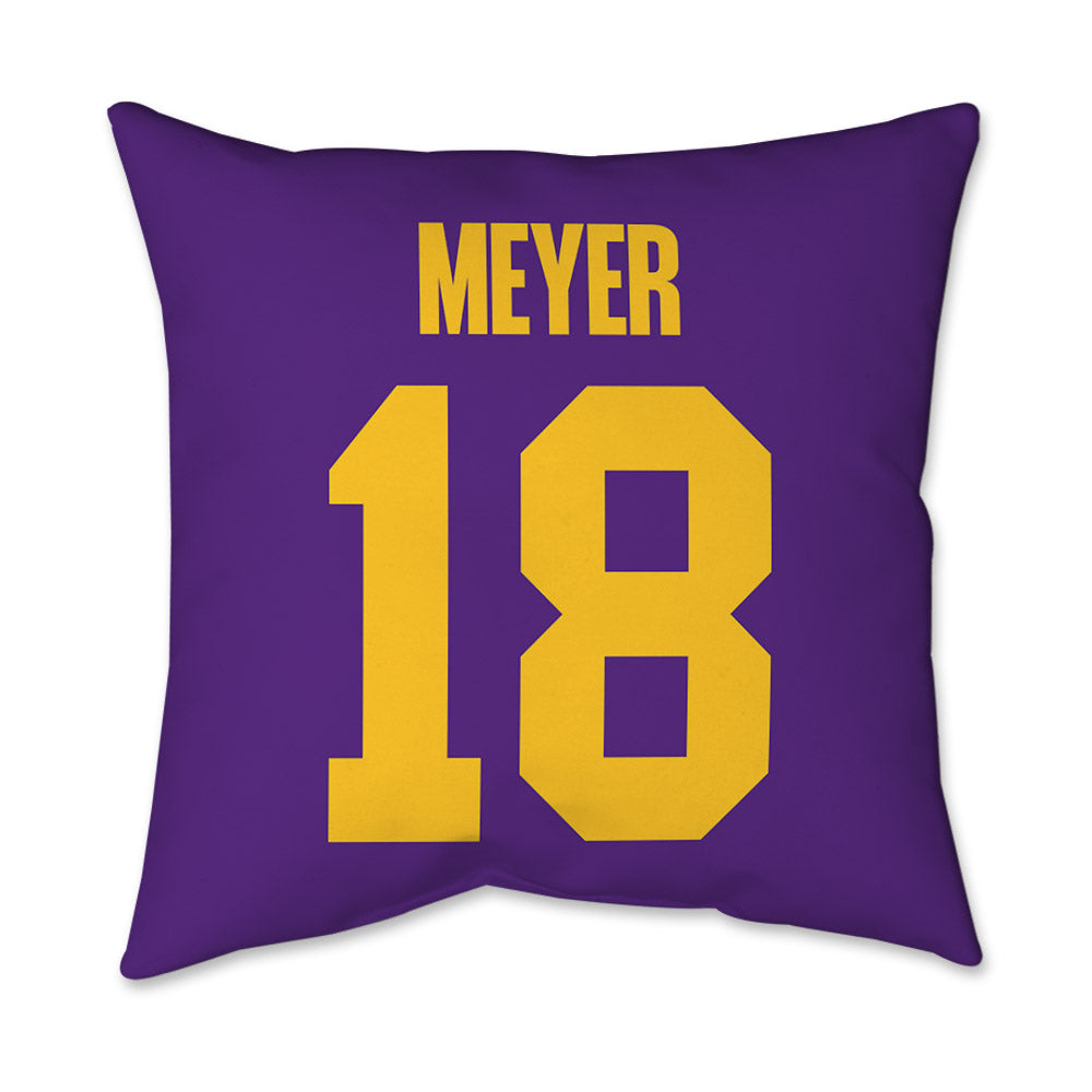 LSU - NCAA Women's Volleyball : Zayna Meyer - Graphic Pillow 16x16-1