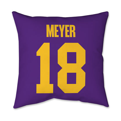 LSU - NCAA Women's Volleyball : Zayna Meyer - Graphic Pillow 16x16-1