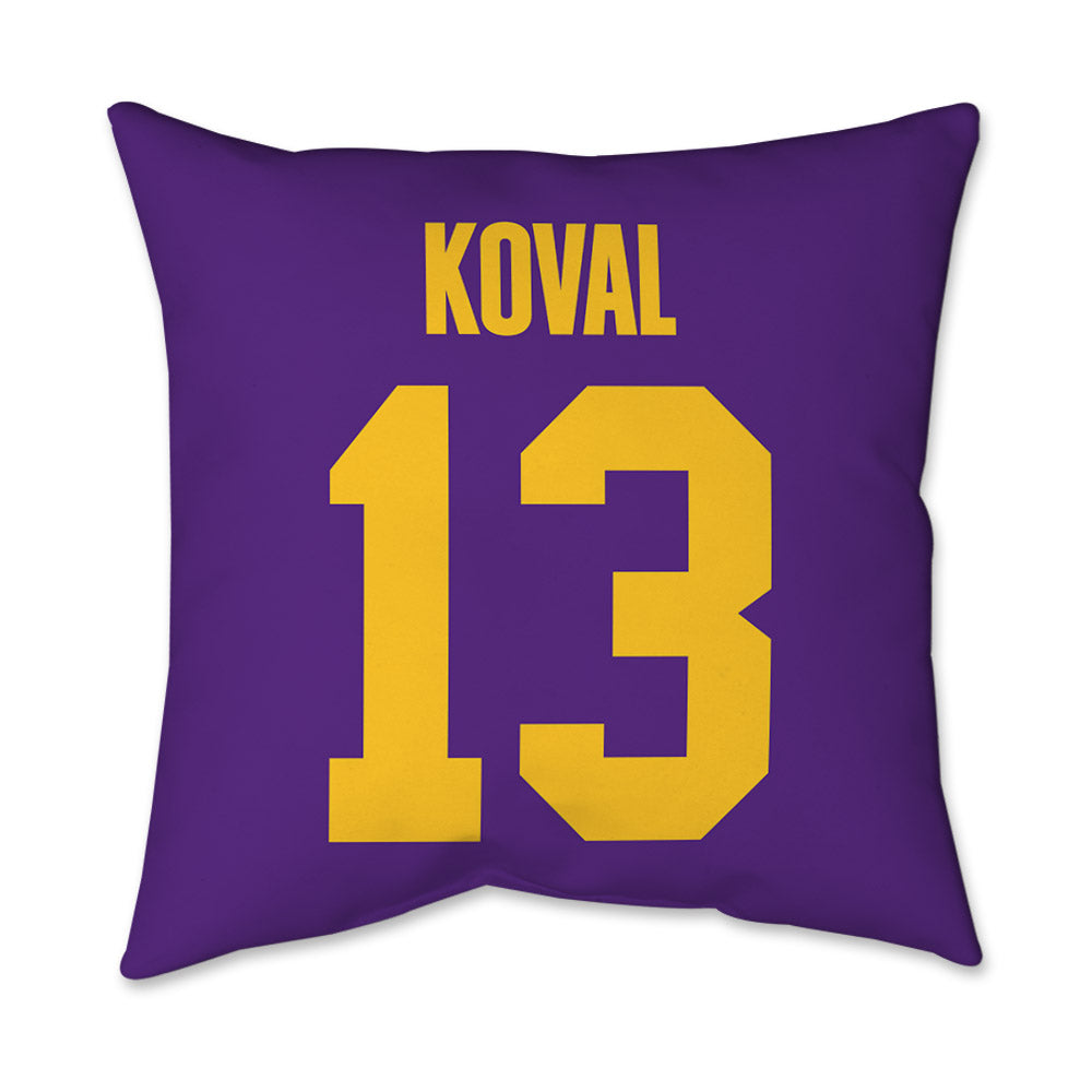 LSU - NCAA Women's Basketball : Kate Koval - Graphic Pillow 16x16-1