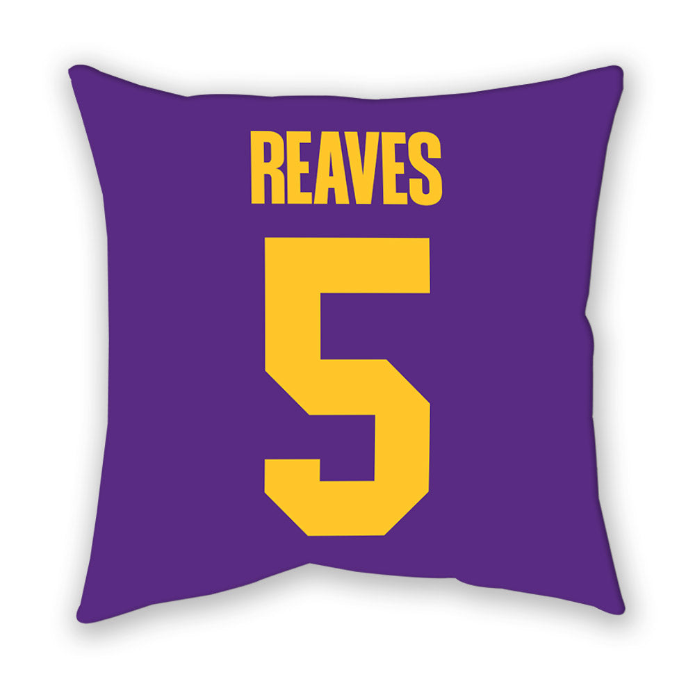 LSU - NCAA Baseball : Tanner Reaves - Graphic Pillow-1