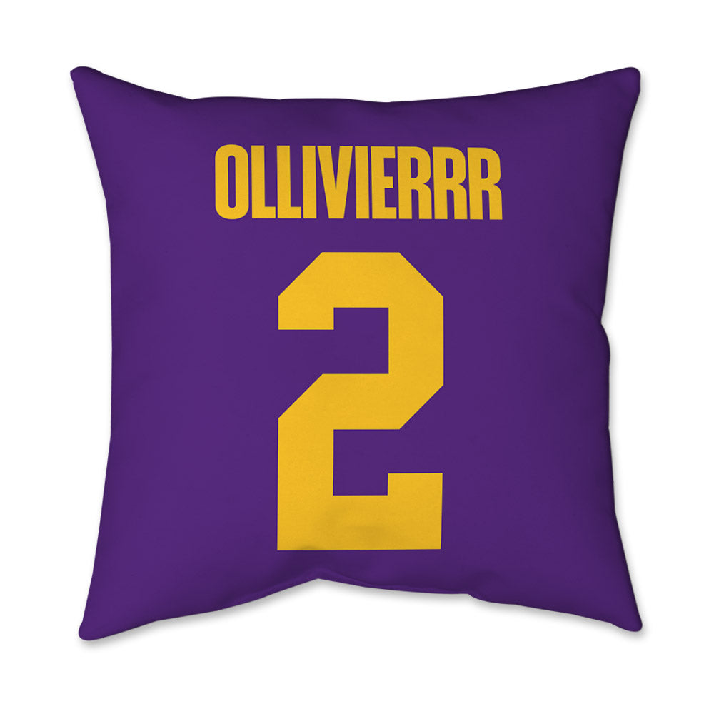 LSU - NCAA Women's Soccer : Jocelyn Ollivierrr - Graphic Pillow 16x16-1
