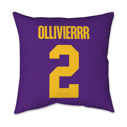 LSU - NCAA Women's Soccer : Jocelyn Ollivierrr - Graphic Pillow 16x16-1