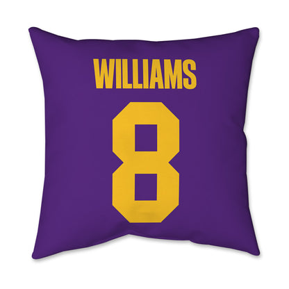 LSU - NCAA Women's Basketball : Jada Williams - Graphic Pillow 16x16-1