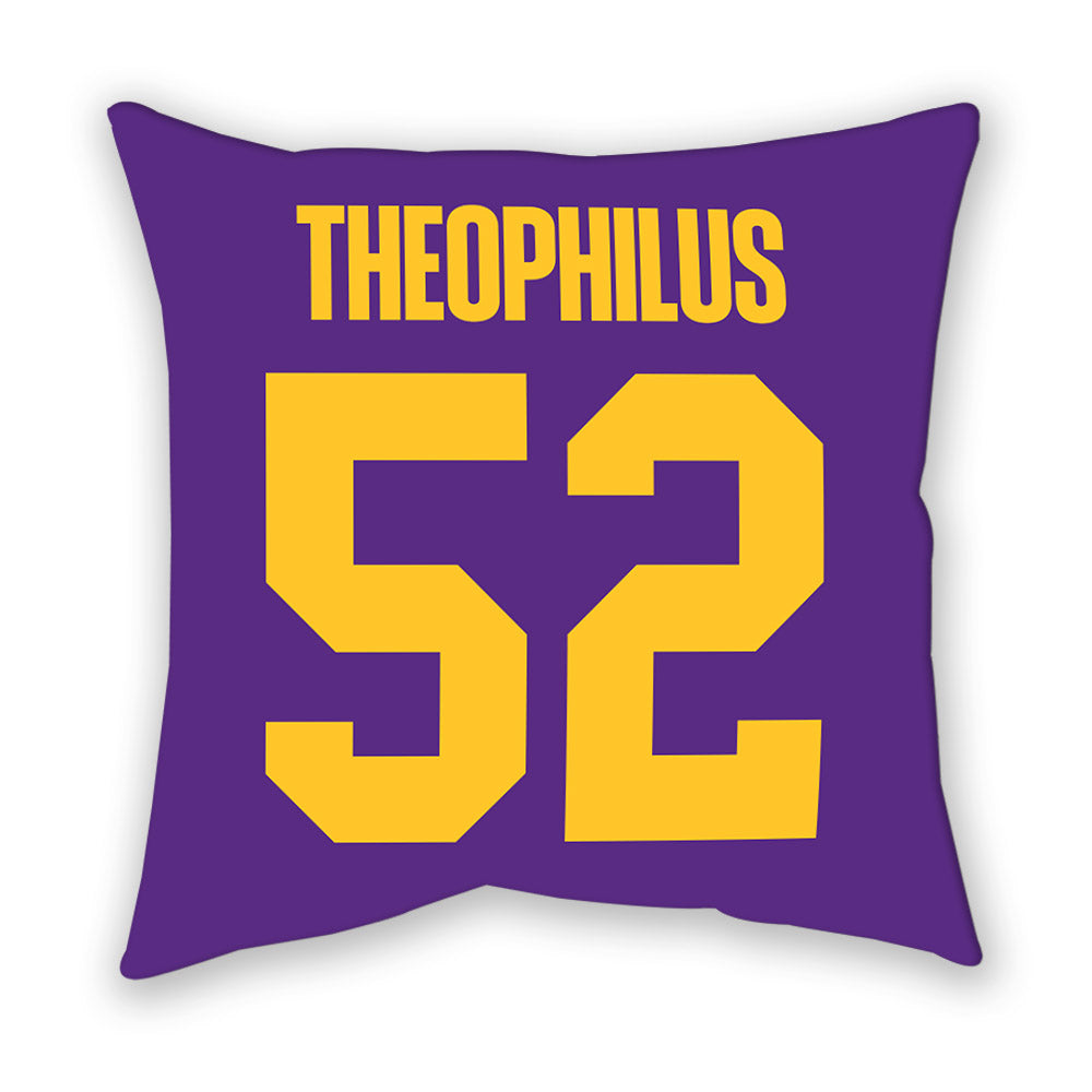 LSU - NCAA Baseball : Zion Theophilus - Graphic Pillow-1
