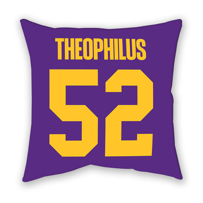 LSU - NCAA Baseball : Zion Theophilus - Graphic Pillow-1