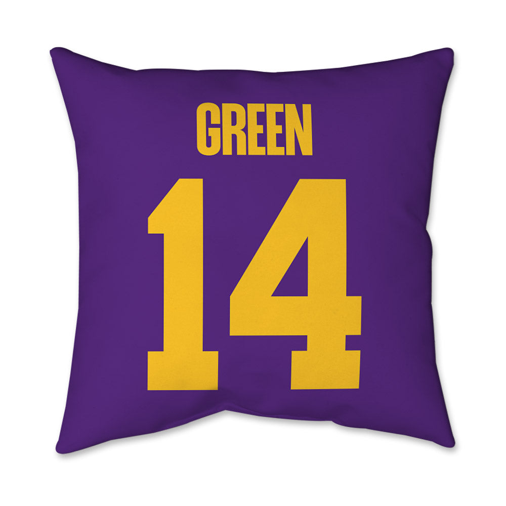LSU - NCAA Football : Trey'Dez Green - Graphic Pillow 16x16-1