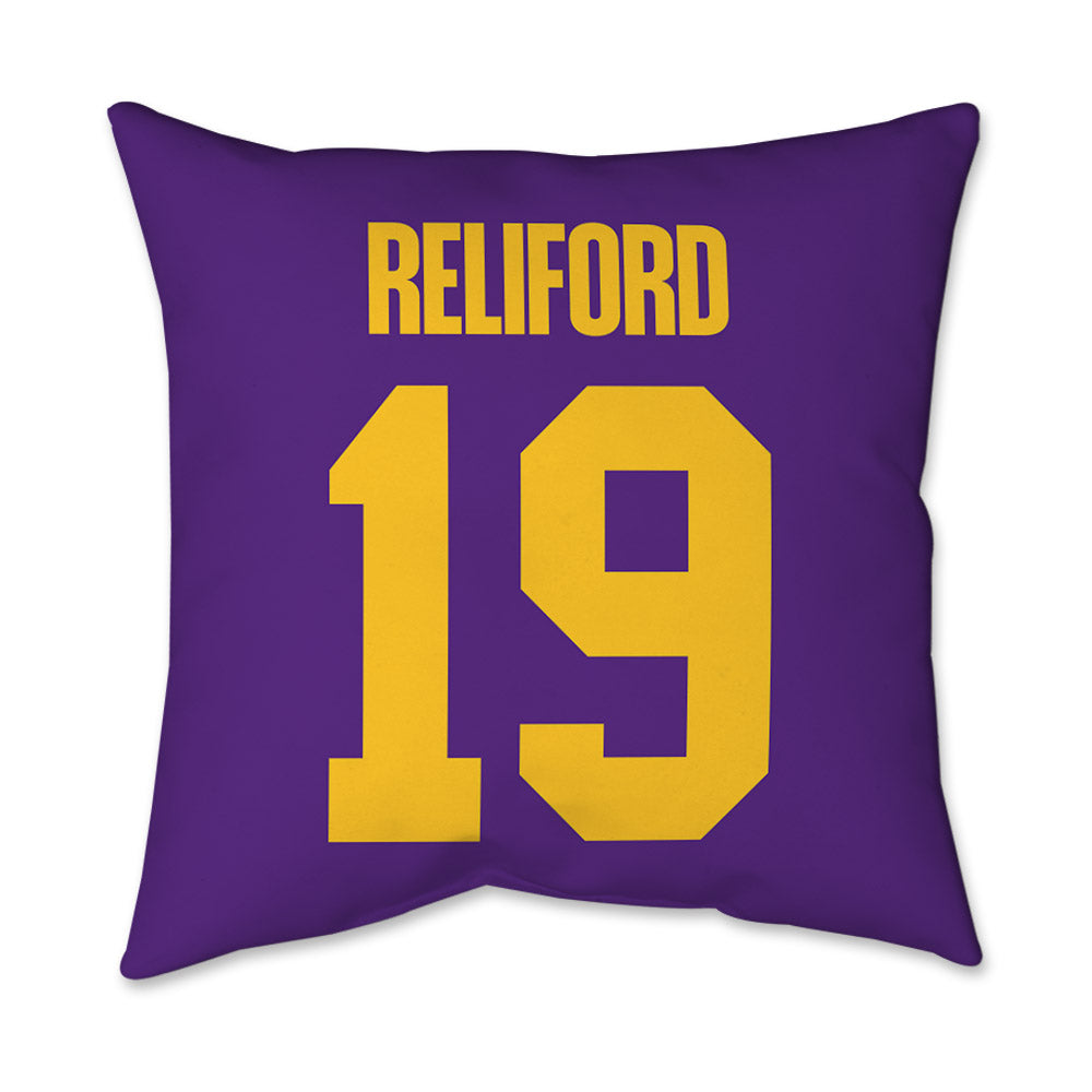 LSU - NCAA Football : Gabriel Reliford - Graphic Pillow 16x16-1