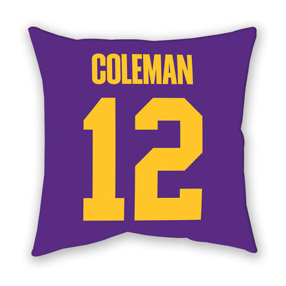 LSU - NCAA Women's Volleyball : Samara Coleman - Graphic Pillow-1