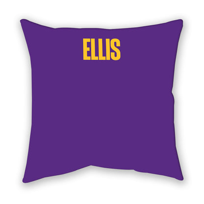 LSU - NCAA Men's Swimming & Diving : Caleb Ellis - Graphic Pillow-1