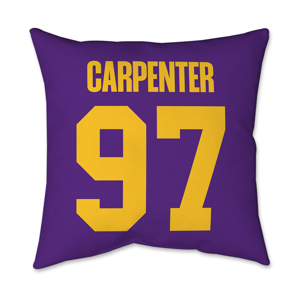 LSU - NCAA Football : Dylan Carpenter - Graphic Pillow 16x16-1