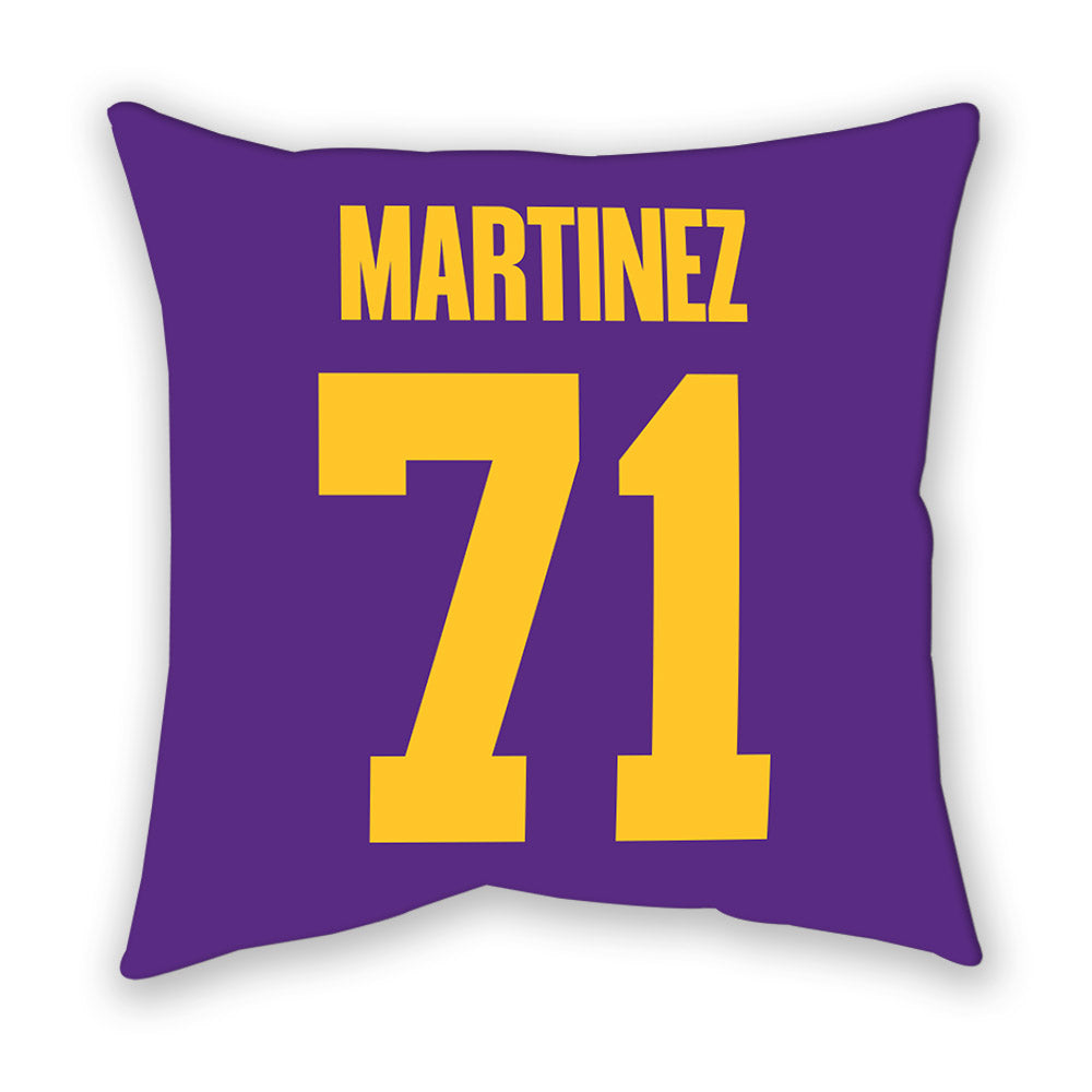 LSU - NCAA Football : Brysten Martinez - Graphic Pillow-1