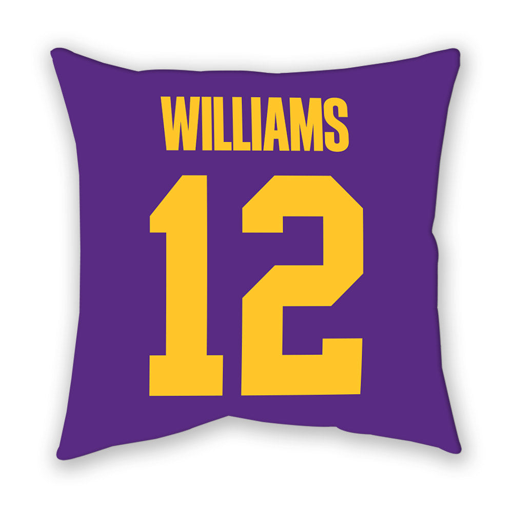LSU - NCAA Women's Basketball : Mikaylah Williams - Graphic Pillow-1