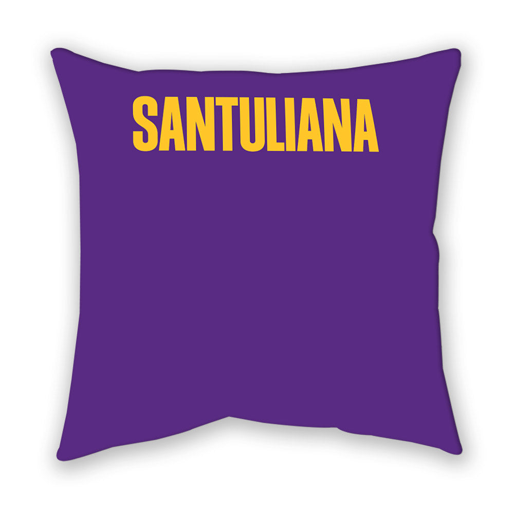 LSU - NCAA Women's Swimming & Diving : Nicole Santuliana - Graphic Pillow-1