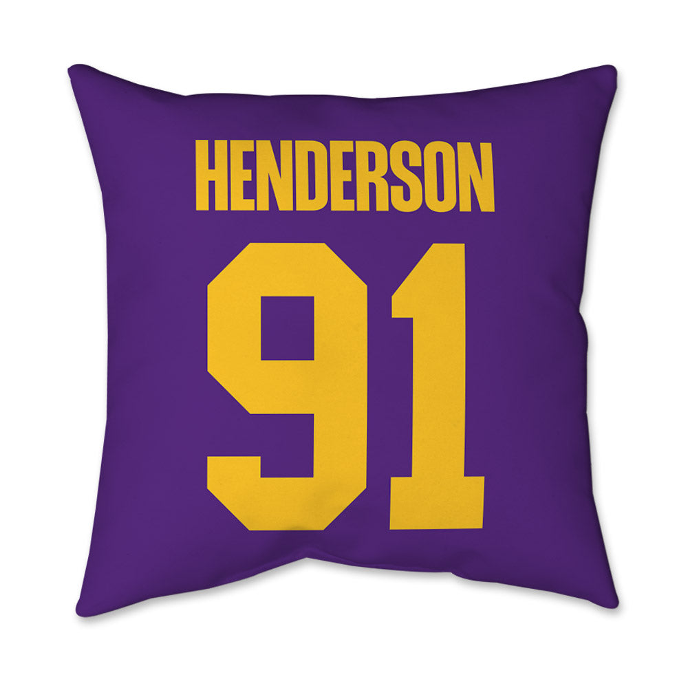 LSU - NCAA Football : Trenton Henderson - Graphic Pillow 16x16-1