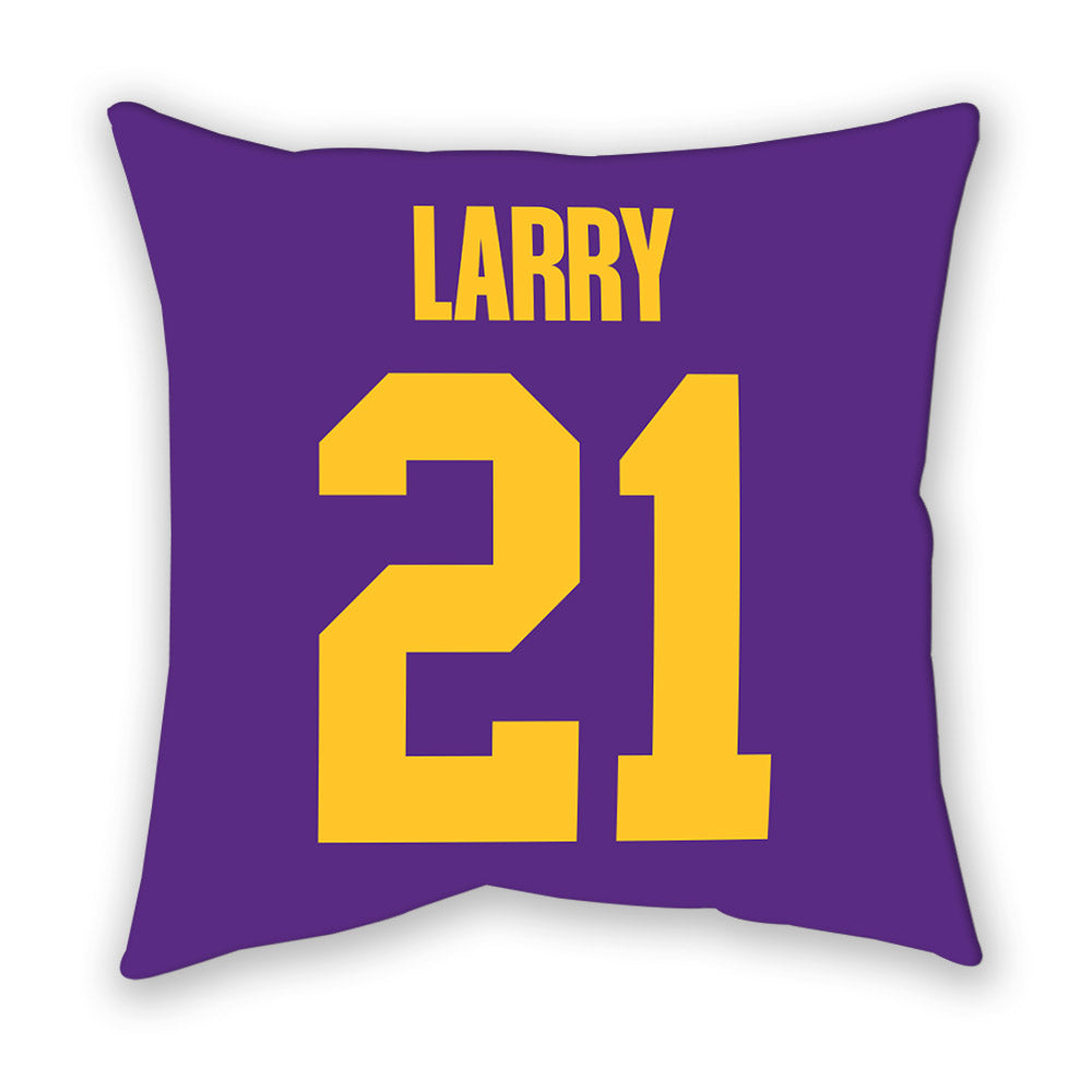 LSU - NCAA Women's Basketball : Chloe Larry - Graphic Pillow-1