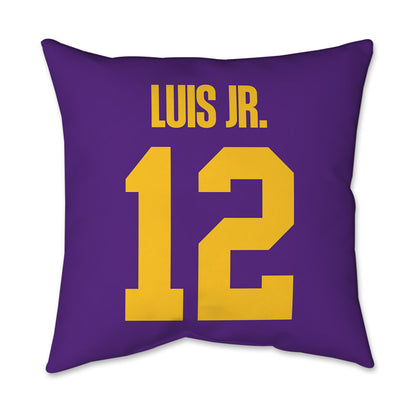 LSU - NCAA Men's Basketball : RJ Luis Jr. - Graphic Pillow 16x16-1
