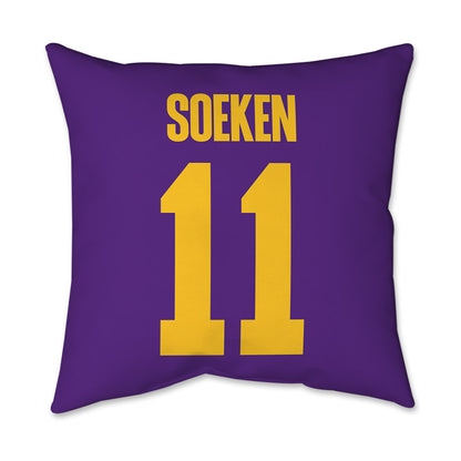 LSU - NCAA Softball : Lauryn Soeken - Graphic Pillow 16x16-1