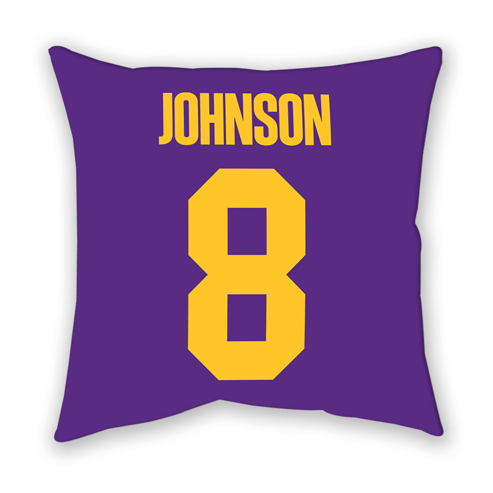 LSU - NCAA Football : Jujuan Johnson - Graphic Pillow-1